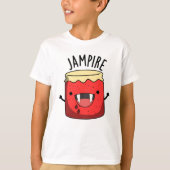 Jam-pire Funny Vampire Jam Pun T-shirt (Voorkant)