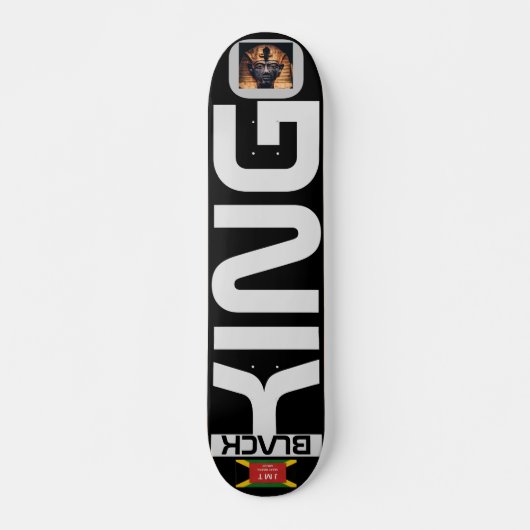 JAM ROI NOIR. JMT 7 3/4" Skateboard Deck (Devant)