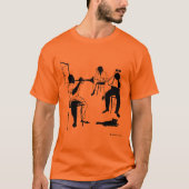 Jam Session Jazz Illustracion T-shirt (Voorkant)