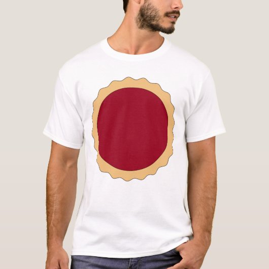 Jam Tart. Raspberry Red. T-shirt (Voorkant)