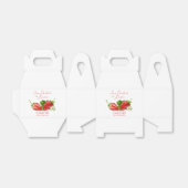 Jam Verpakt met Liefde Aardbei Fruit Bedankdoosjes (Uitgevouwen)