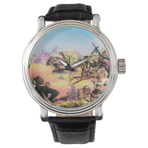 Jamahiri ® Libië   Slag bij Gardabia (Illustrator) Horloge