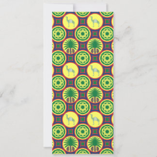 Jamahiri ® Libya | Africa Pattern  Kaart