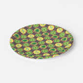 Jamahiri ® Libya | Africa Pattern Papieren Bordje (Gekanteld)