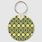 Jamahiri ® Libya | Africa Pattern Sleutelhanger (Achterkant)