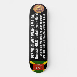 JAMAICA 1 AOÛT 1 1834. 8 Pont de Skateboard 1/4"
