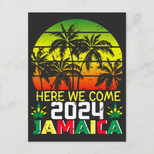 Jamaica 2024 Hier komen we Briefkaart