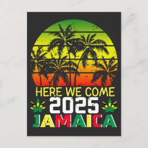 Jamaica 2025 - Hier komen we Briefkaart