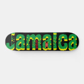 JAMAICA 4EVER OIL 7 3/4-inch skateboard Deck (Horizontaal)