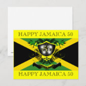 Jamaica 50 Celebration Briefkaart (Voorkant / Achterkant)