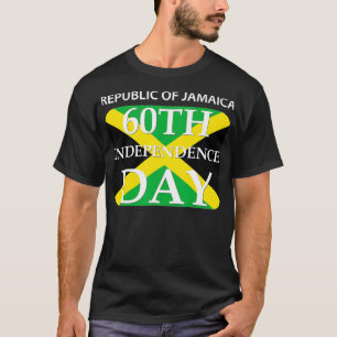 Jamaica 60e dag van de onafhankelijkheid 2022 plei t-shirt