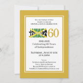 Jamaica 60e verjaardag van de onafhankelijkheid vi kaart (Voorkant)