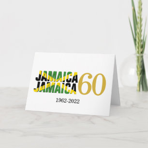 JAMAICA 60ste Jubileum Onafhankelijkheid Kaart