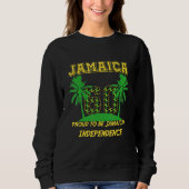 Jamaica 60th Independence day 2022 Proud To Be Jam Trui (Voorkant)