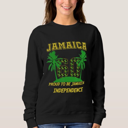 Jamaica 60th Independence day 2022 Proud To Be Jam Trui (Voorkant)