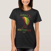 Jamaica 60th Independence Proud To Be Jamaican 5 T-shirt (Voorkant)