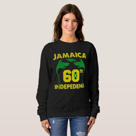 Jamaica 60th Independence Proud To Be Jamaican 7 Trui (Voorkant volledig)