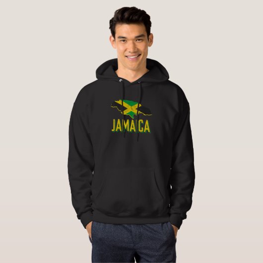 Jamaica 60th Independence Proud To Be Jamaican 8 Hoodie (Voorkant volledig)