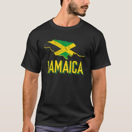 Jamaica 60th Independence Proud To Be Jamaican 8 T-shirt (Voorkant)