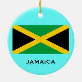 JAMAICA* Aangepaste kerstversiering Keramisch Ornament (Achterkant)