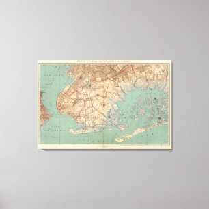 Jamaica Bay en Brooklyn Canvas Afdruk