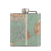 Jamaica Bay en Brooklyn Heupfles (Achterkant)