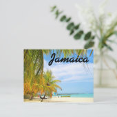 Jamaica Beach Briefkaart (Staand voorkant)