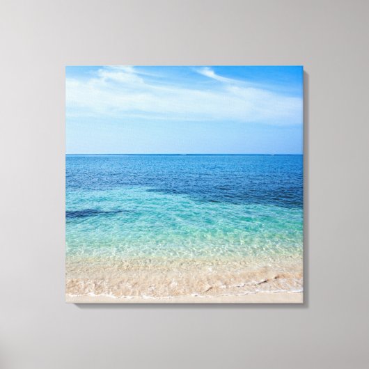 Jamaica Beach Canvas Afdruk (Voorkant)