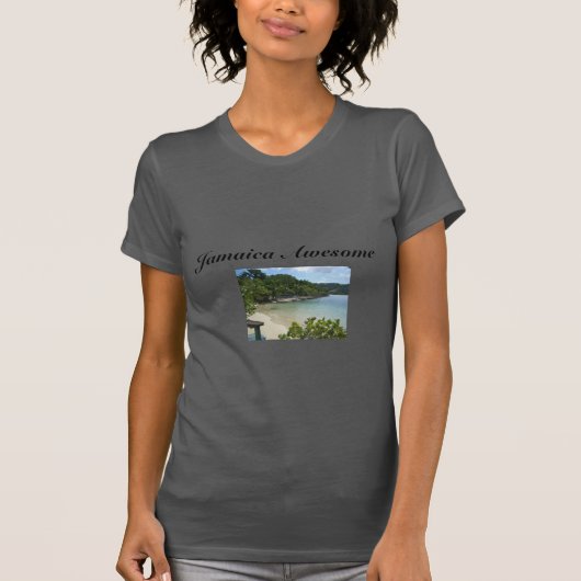 Jamaica Beach/ Citer le T-shirt féminin (Devant)
