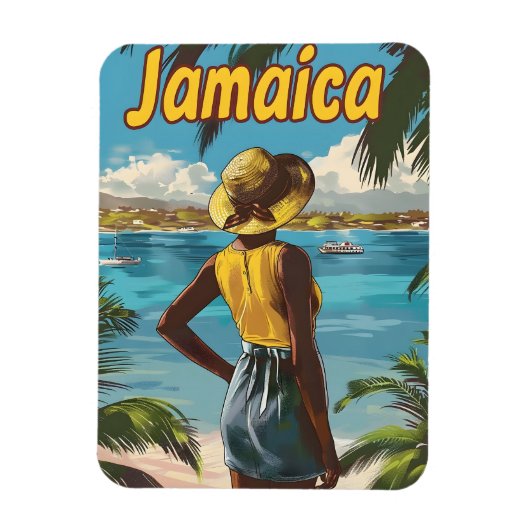 Jamaica Beach Magneet (Verticaal)