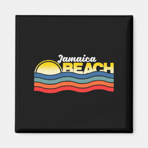 Jamaica Beach Texas Retro Surfer Souvenir Magneet