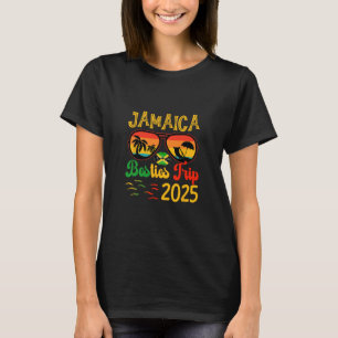 Jamaica Besties Trip 2025 Beste Vrienden Vakantie T-shirt