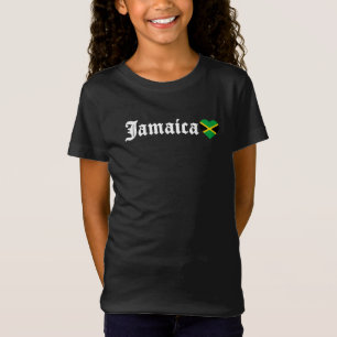 Jamaica Blackletter Jamaican Flag T-shirt
