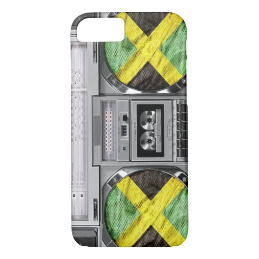 Jamaica-boombox Case-Mate iPhone Case (Achterkant)