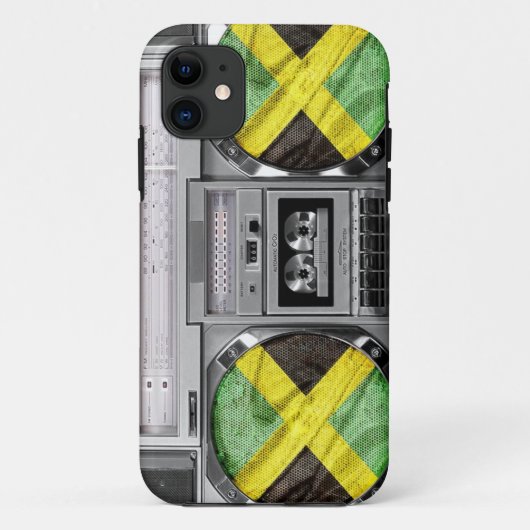 Jamaica-boombox Case-Mate iPhone Case (Achterkant)