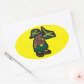 JAMAICA BOY OVALE STICKER (Envelop)