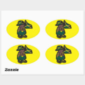 JAMAICA BOY OVALE STICKER (Vel)