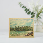 Jamaica Briefkaart Vintage Travel (Staand voorkant)