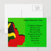 Jamaica briefkaarten ter gelegenheid van de 50ste  (Voorkant / Achterkant)