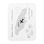Jamaica bruiloft bestemming Save the Date Magneet (Verticaal)