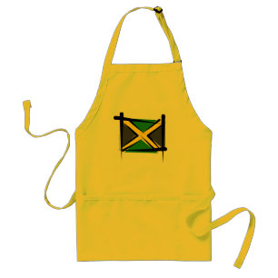 Jamaica Brush Flag Standaard Schort