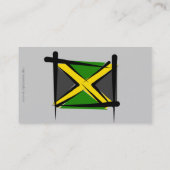 Jamaica Brush Flag Visitekaartje (Achterkant)