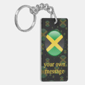 Jamaica Bubble Flag Sleutelhanger (Voorkant Links)