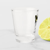 Jamaica Butterfly Shadow Monogram Shot Glas (Links)