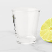Jamaica Butterfly Shadow Monogram Shot Glas (Rechts)