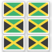 Jamaica Collectie pack van 6 Sticker (Voorkant)