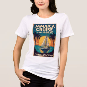 Jamaica Cruise Caraïbische Droom Tri-Blend Shirt