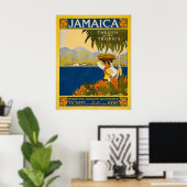 Jamaica de kiem van de tropen poster (Thuiskantoor)