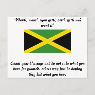 Jamaica design briefkaart