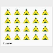 Jamaica Driehoek Sticker (Vel)